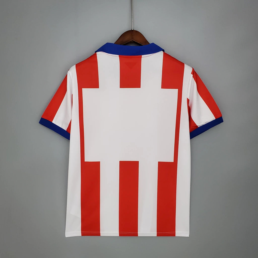 Camisa Atlético de Madrid 14/15 Retrô - Vermelho e Branco