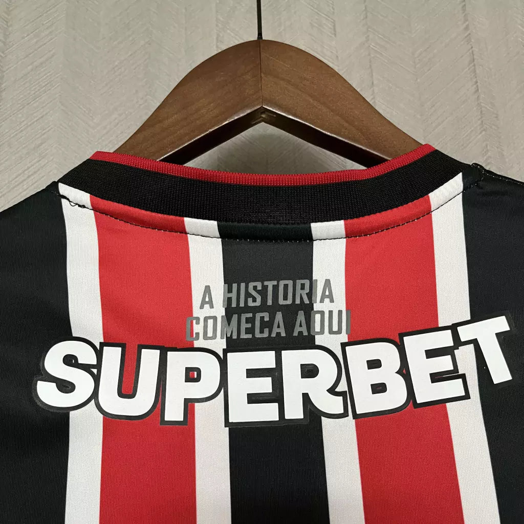 Conjunto Infantil São Paulo Away 2024 - Torcedor New Balance