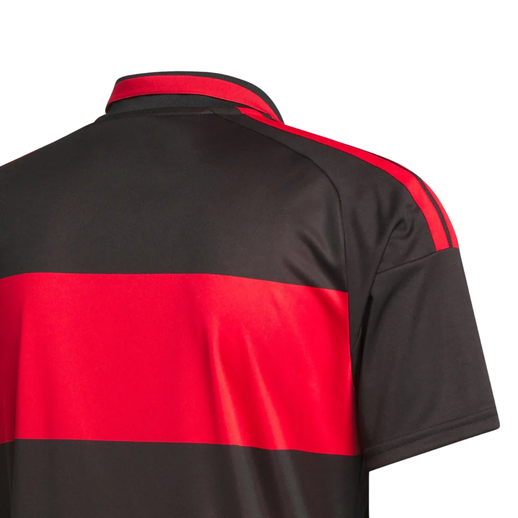 Camisa Flamengo Home 2026/27 - Adidas Torcedor Masculino - Vermelho e Preto