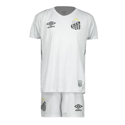 Conjunto Infantil Peixão Home 2024/25 - Torcedor Umbro - Branco