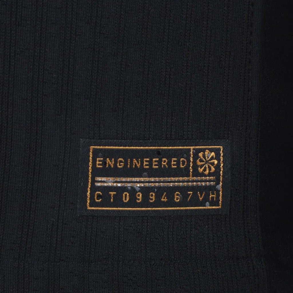 Camisa Timão Third 2025/26 Versão Jogador Nike Masculino - Preto e Laranja