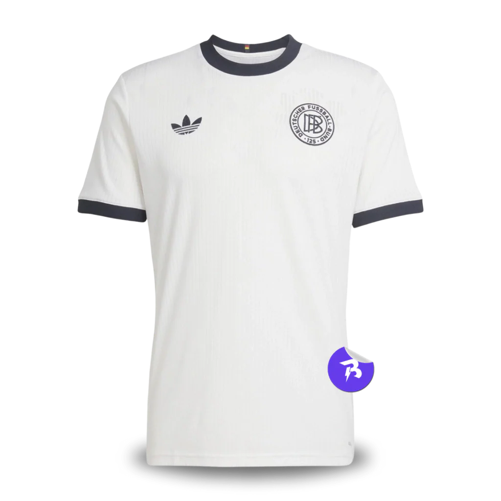 Camisa Seleção Alemanha Edição 125 anos - Torcedor Adidas Masculina - Branco
