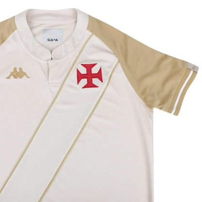 Camisa Vasco da Gama Third 2024/25 - Torcedor Kappa Feminina - Bege