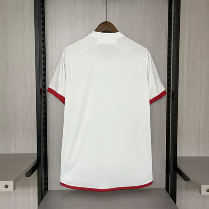 Camisa Flamengo Away 2024 Torcedor Adidas Masculino - Branco e Vermelho