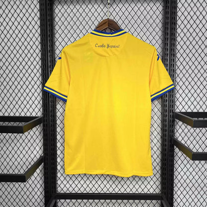 Camisa Ucrânia Home Eurocopa 24/25 - Torcedor Joma Masculino - Amarelo