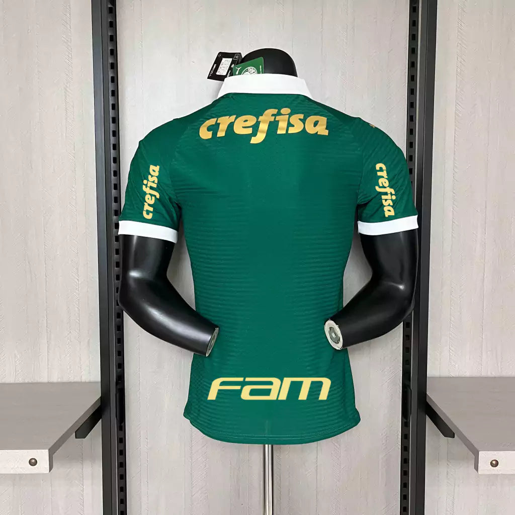 Camisa Palmeiras C/ Patrocínios I Home 2024/25 - Versão Jogador Puma Masculino - Verde