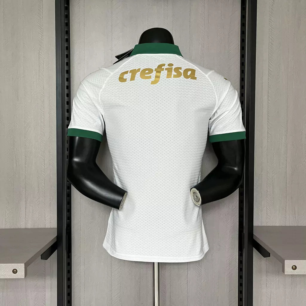 Camisa Palmeiras II Away 2024/25 - Versão Jogador Puma Masculino - Branco e Dourado