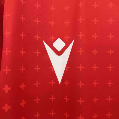 Camisa Geórgia Third Eurocopa 24/25 - Torcedor Macron Masculino - Vermelho