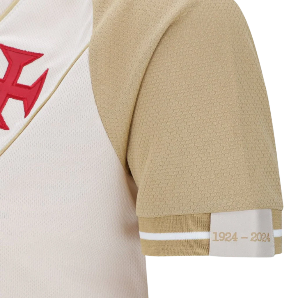 Camisa Vasco da Gama Third 2024/25 - Torcedor Kappa Feminina - Bege