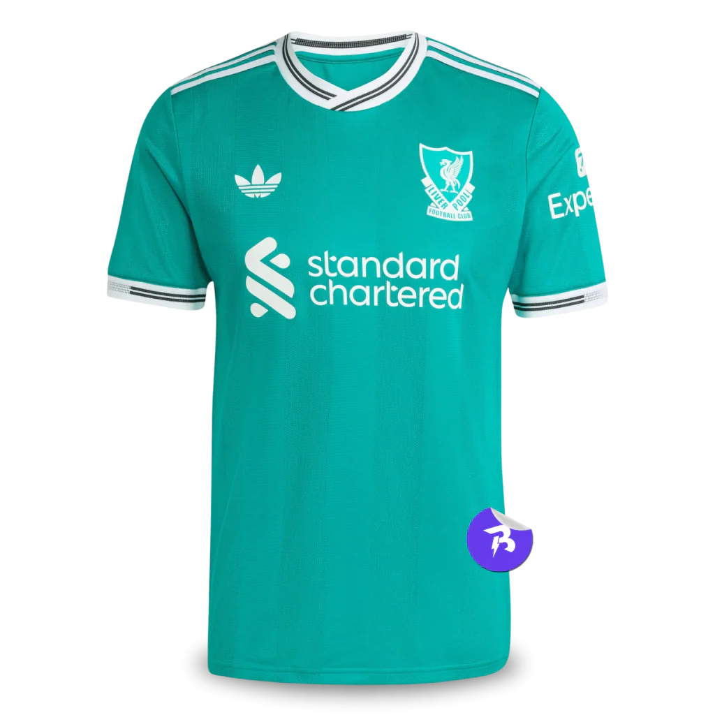 Camisa Liverpool Third 25/26 Jogador Adidas Masculino - Verde