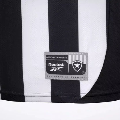 Camisa Botafogo Home 2025/26 - Torcedor Reebok Masculino - Preto e Branco