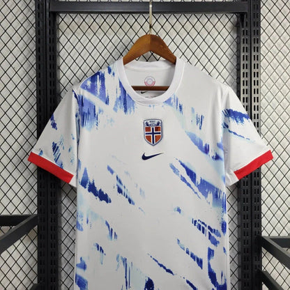 Camisa Noruega Away 24/25 - Torcedor Nike Masculino - Azul e Branco