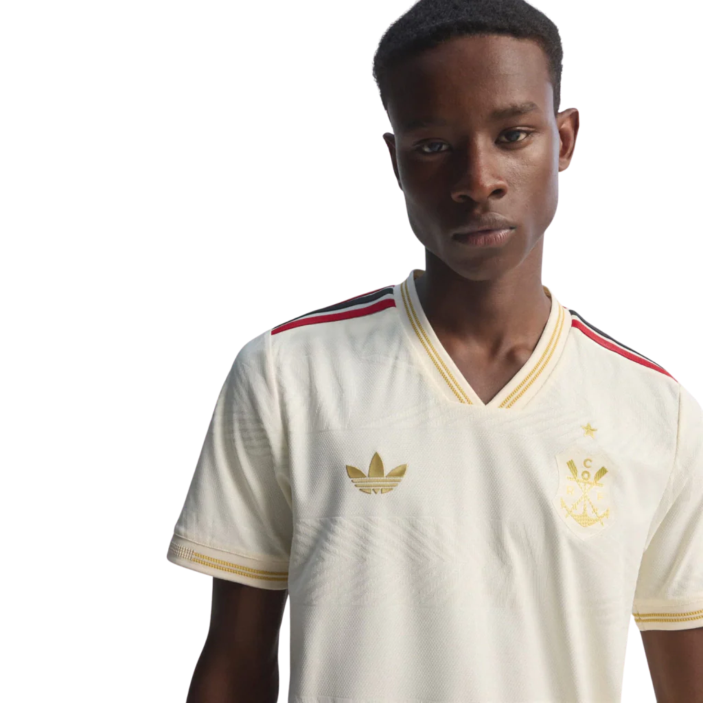 Camisa Flamengo Third 2025/26 - Versão Jogador Adidas Masculino - Bege