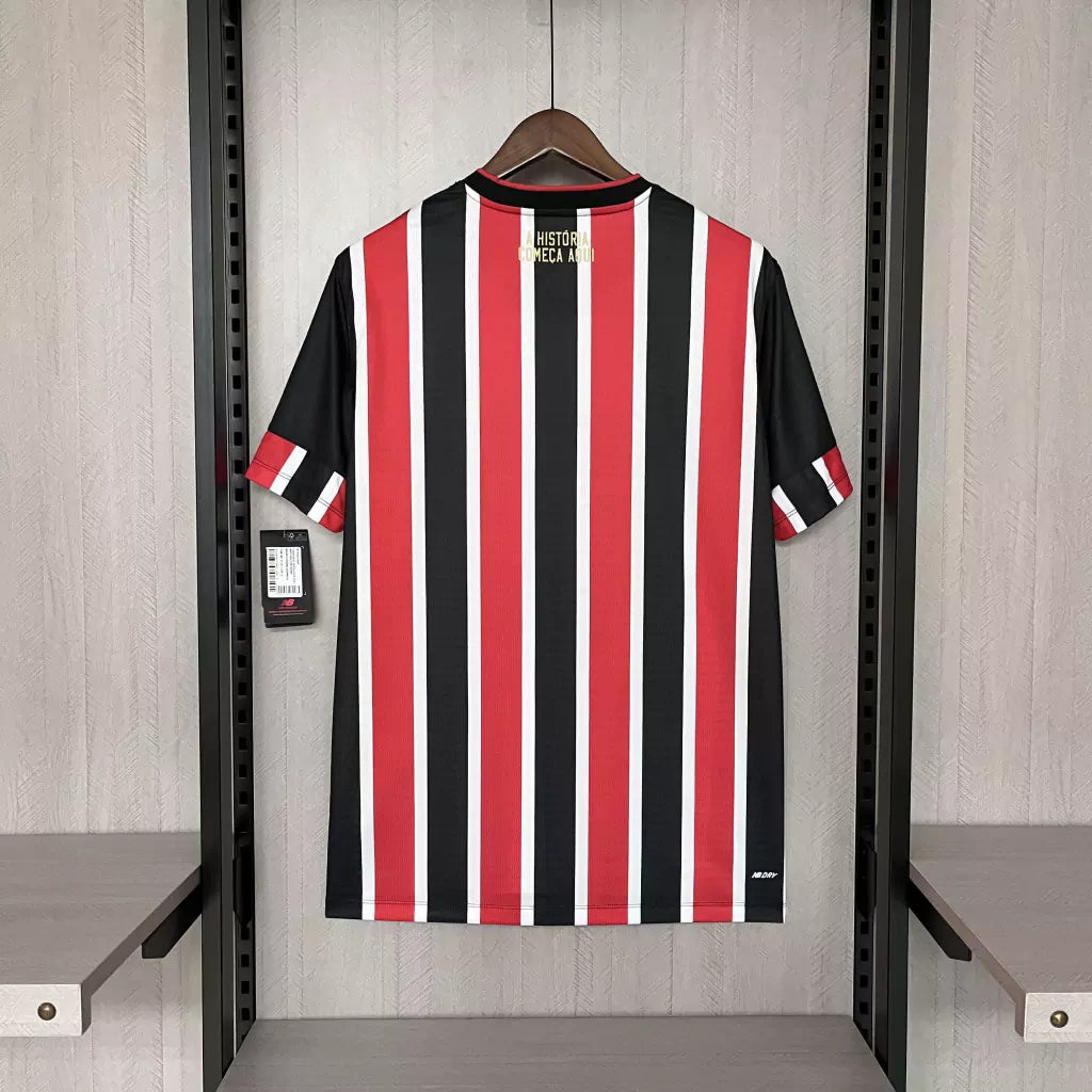 Camisa São Paulo Away II 2024/25 Torcedor New Balance Masculino - Vermelho