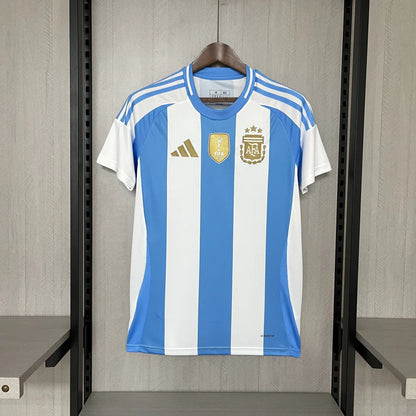 Camisa Seleção Argentina Copa América Home 24/25 - Torcedor Adidas Masculino - Azul e Branco