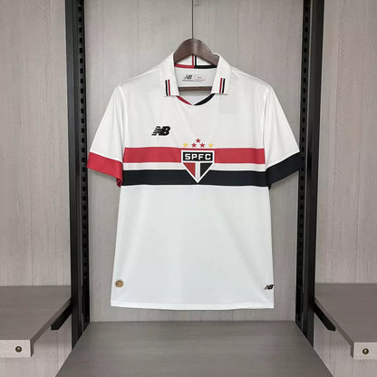 Camisa São Paulo Home I 2024/25 Torcedor New Balance Masculino - Branco