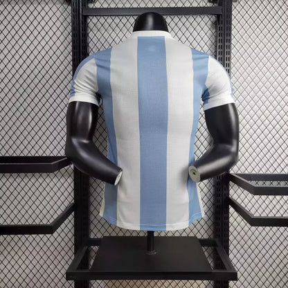 Camisa Argentina 50 Anos - Versão Jogador Adidas Masculino - Azul+Branco
