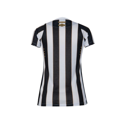 Camisa Peixão Away 2024/25 - Torcedor Umbro Feminina - Preto e Branco