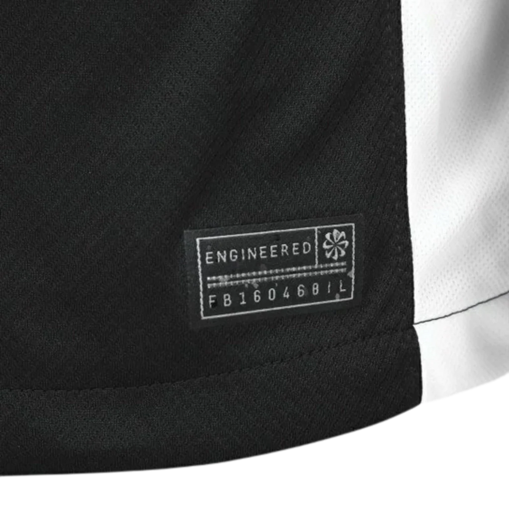 Camisa Timão Away 2025/26 - Torcedor Nike Masculino - Preto e Branco