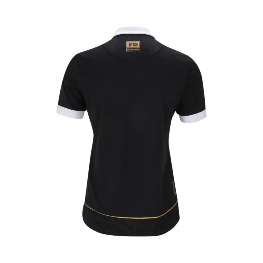 Camisa Vasco da Gama Third 2023/24 - Torcedor Kappa Feminina - Preto