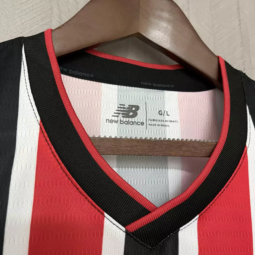 Camisa São Paulo Away II 2024/25 Torcedor New Balance Masculino - Vermelho