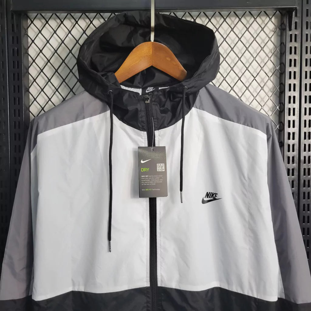 Corta Vento Nike Masculino - Branco e Cinza
