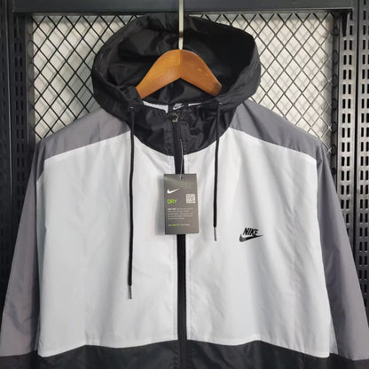 Corta Vento Nike Masculino - Branco e Cinza