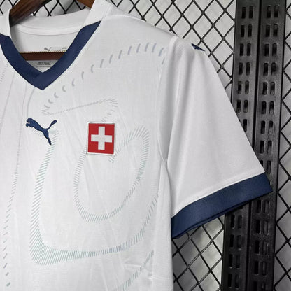 Camisa Suiça Away Eurocopa 24/25 - Torcedor Puma Masculino - Branco