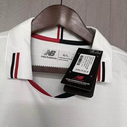 Camisa São Paulo Home I 2024/25 Torcedor New Balance Masculino - Branco