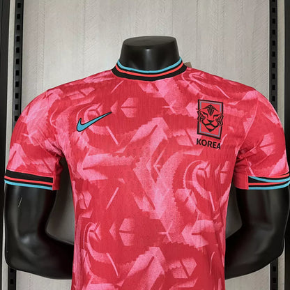 Camisa Coreia do Sul Home 24/25 - Jogador Nike Masculino - Vermelho Rosa