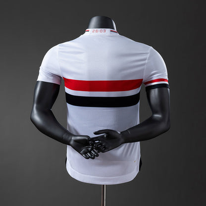 Camisa São Paulo Home 2025/26 - Jogador New Balance Masculina - Branco