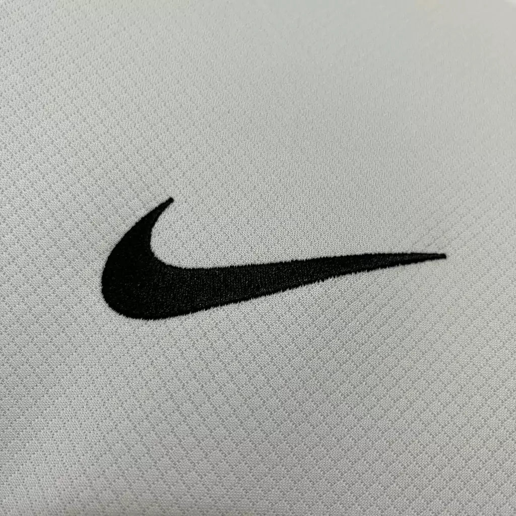 Camisa Timão Home 2024/25 Torcedor Nike Masculino - Branco e Preto