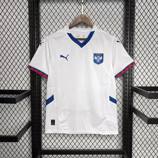 Camisa Sérvia Away Eurocopa 24/25 - Torcedor Puma Masculino - Branco