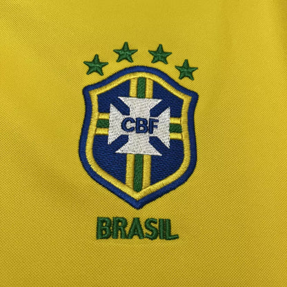 Camisa Seleção Brasileira Retrô Home 1998 Torcedor Nike Masculina - Amarelo