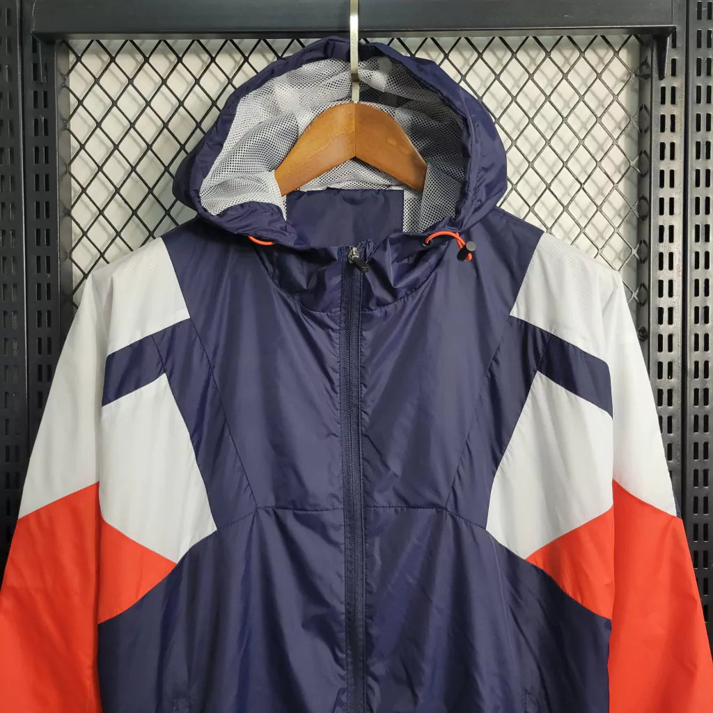 Corta Vento Adidas Masculino - Azul e Laranja