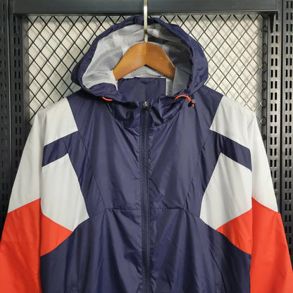 Corta Vento Adidas Masculino - Azul e Laranja
