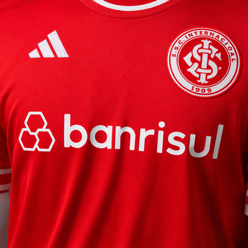 Camisa Internacional II Vermelha e Branca – Edição Oficial 25/26