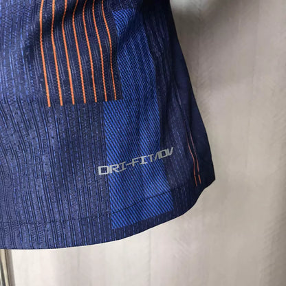 Camisa Holanda Away 24/25 - Jogador Nike Masculino - Azul e Laranja