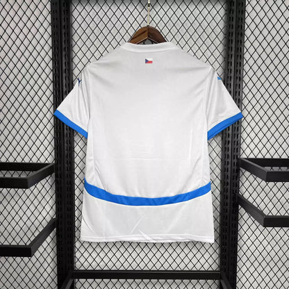 Camisa República Tcheca Away Eurocopa 24/25 - Torcedor Puma Masculino - Branco