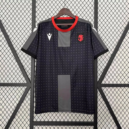 Camisa Geórgia Away Eurocopa 24/25 - Torcedor Macron Masculino - Preto