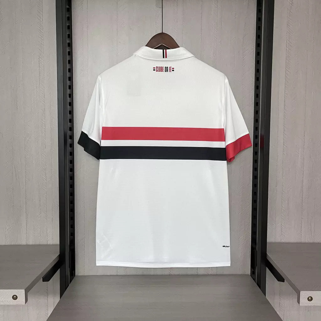 Camisa São Paulo Home I 2024/25 Torcedor New Balance Masculino - Branco