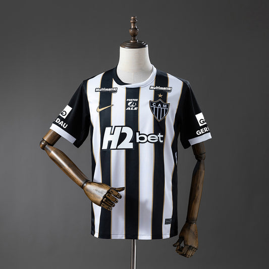 Camisa Atlético Mineiro Home 2026/27 Todos patrocinios - Masculina Nike - Preto e branco