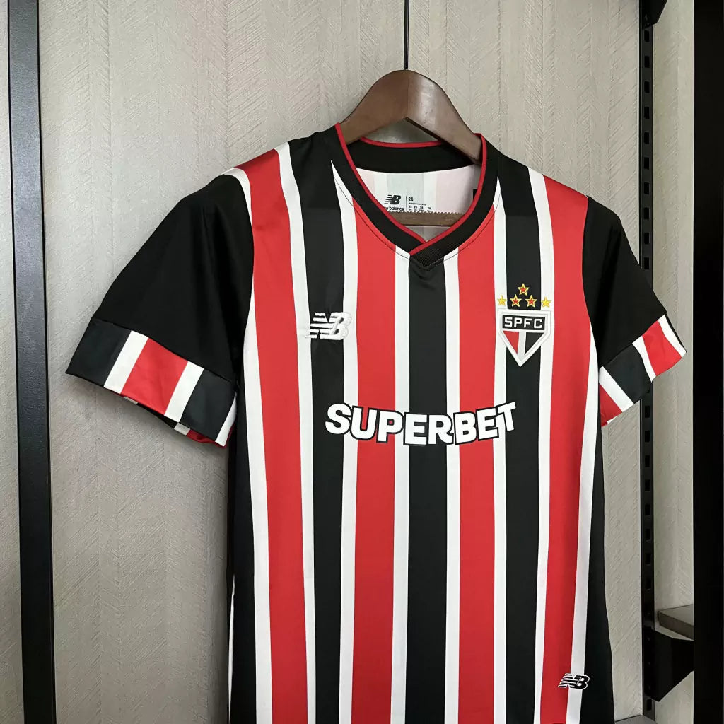 Conjunto Infantil São Paulo Away 2024 - Torcedor New Balance