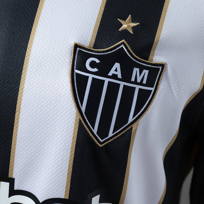 Camisa Atlético Mineiro Home 2026/27 - Feminina Nike- Preto e branco