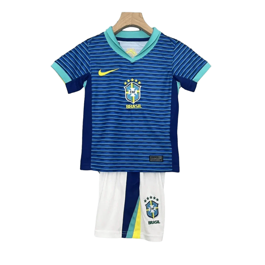Conjunto Infantil Seleção Brasileira II 2024/25 - Azul