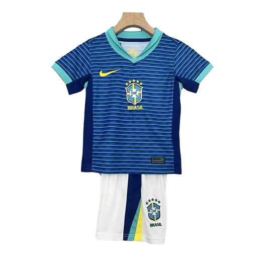 Conjunto Infantil Seleção Brasileira II 2024/25 - Azul