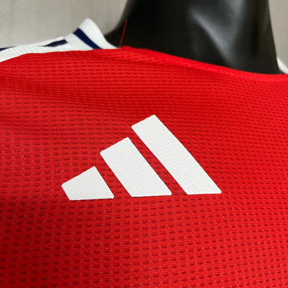 Camisa Arsenal Home 2024/25 - Jogador Adidas Masculino - Vermelho e Branco