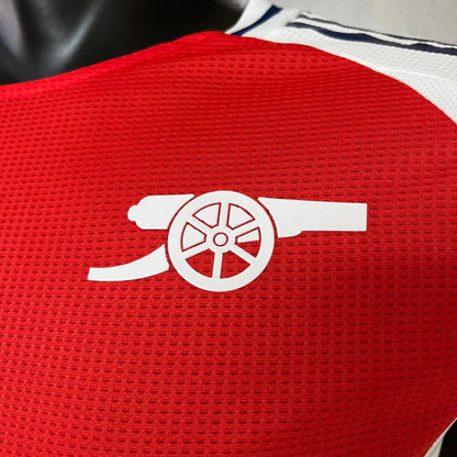 Camisa Arsenal Home 2024/25 - Jogador Adidas Masculino - Vermelho e Branco