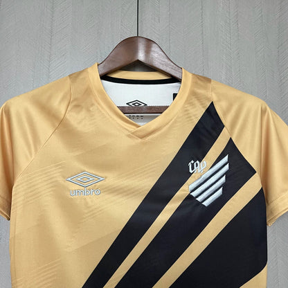 Camisa Athletico Paranaense Away 2024/25 - Feminina Umbro - Dourado