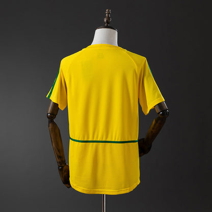 Camiseta Seleção Brasileira 2002 Verde e Amarela - Retrô